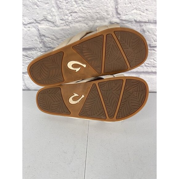 OLUKAI Women's Off-White Hila Slide Sandals US 10 - Picture 5 of 6